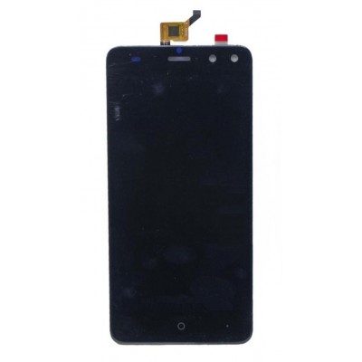 Lcd With Touch Screen For Intex Elyt Dual Black By - Maxbhi Com