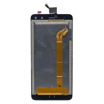 Lcd With Touch Screen For Intex Elyt Dual Black By - Maxbhi Com