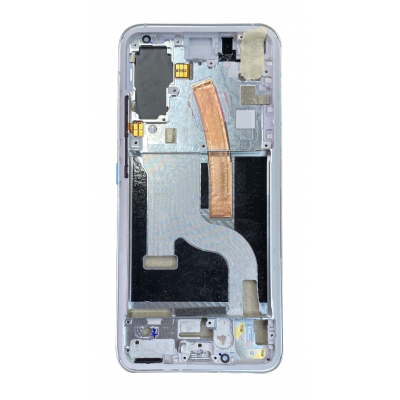 Lcd Frame Middle Chassis For Asus Zenfone 8 White By - Maxbhi Com