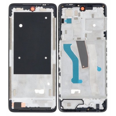 Lcd Frame Middle Chassis For Motorola Moto G51 5g Blue By - Maxbhi Com