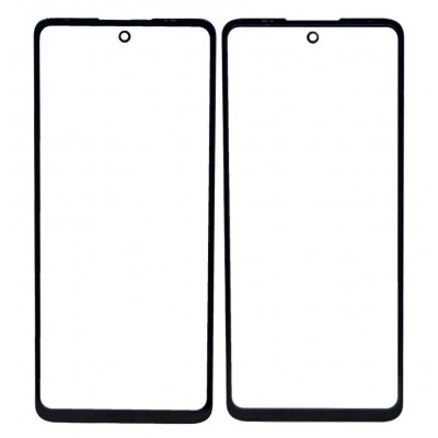 Replacement Front Glass For Motorola Moto G51 5g Black By - Maxbhi Com