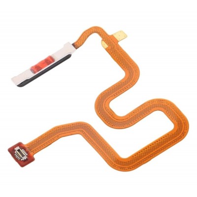 Fingerprint Sensor Flex Cable For Realme X3 Black By - Maxbhi Com