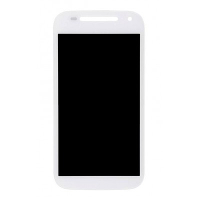 Lcd With Touch Screen For Motorola Moto E 2nd Gen White By - Maxbhi Com
