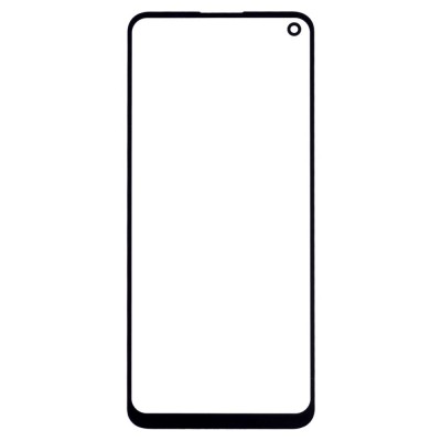 Replacement Front Glass For Infinix Hot 9 Pro Black By - Maxbhi Com