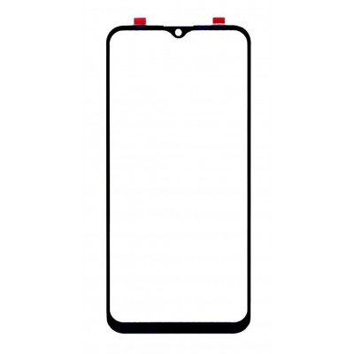Replacement Front Glass For Infinix Hot 8 Black By - Maxbhi Com