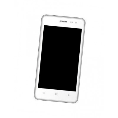 Lcd Frame Middle Chassis For Mtech Opal Q4 White By - Maxbhi Com