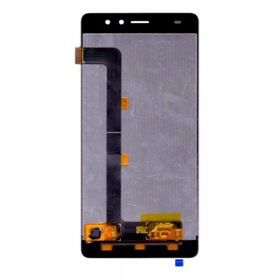 Lcd With Touch Screen For Lava X50 White By - Maxbhi Com