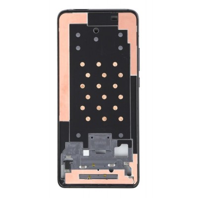 Lcd Frame Middle Chassis For Xiaomi Redmi K30 Ultra Black By - Maxbhi Com