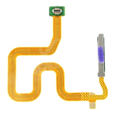 Fingerprint Sensor Flex Cable For Oppo A72 Blue By - Maxbhi Com