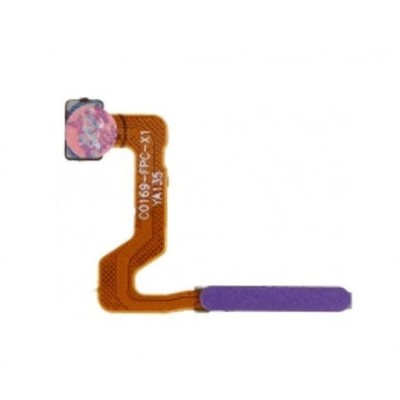 Fingerprint Sensor Flex Cable For Oppo A72 Purple By - Maxbhi Com