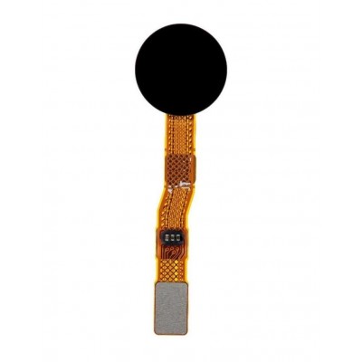 Fingerprint Sensor Flex Cable For Xiaomi Redmi Note 8 Pro Black By - Maxbhi Com