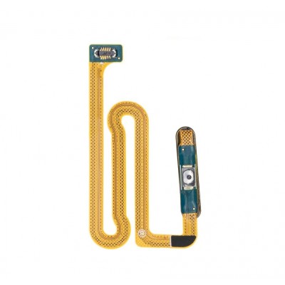 Fingerprint Sensor Flex Cable For Samsung Galaxy A12 Black By - Maxbhi Com