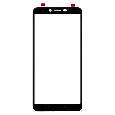 Replacement Front Glass For Itel S42 Black By - Maxbhi Com