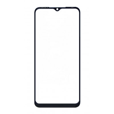 Replacement Front Glass For Tecno Spark 7t Black By - Maxbhi Com