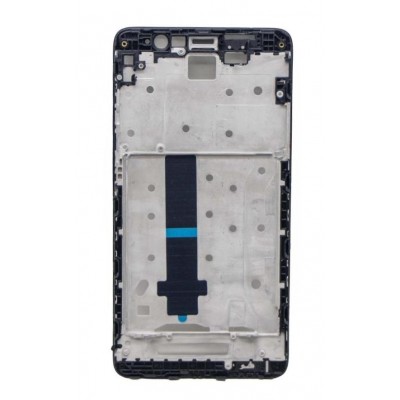 Lcd Frame Middle Chassis For Xiaomi Mi Note 3 Black By - Maxbhi Com