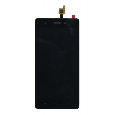 Lcd With Touch Screen For Lava Iris 820 Black By - Maxbhi Com