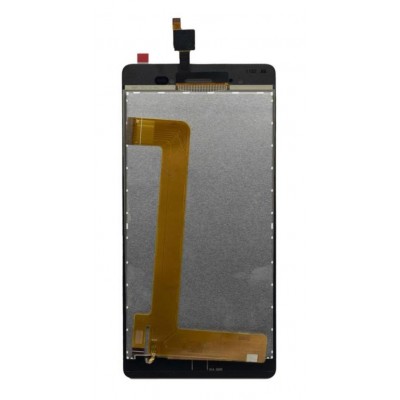 Lcd With Touch Screen For Lava Iris 820 Black By - Maxbhi Com