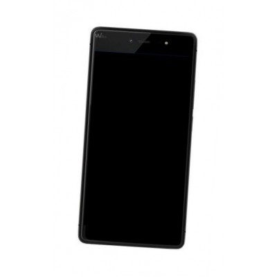 Lcd Frame Middle Chassis For Wiko Fever 4g White By - Maxbhi Com
