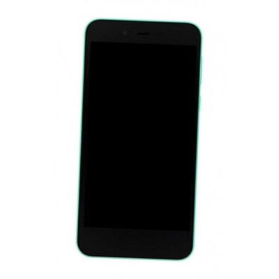 Lcd Frame Middle Chassis For Sharp Android One S3 Blue By - Maxbhi Com
