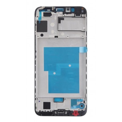 Lcd Frame Middle Chassis For Huawei Y6 2018 Black By - Maxbhi Com