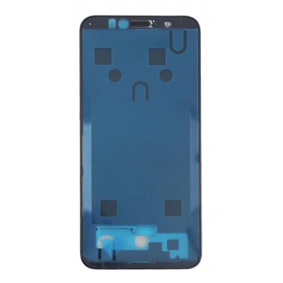 Lcd Frame Middle Chassis For Huawei Y6 2018 Black By - Maxbhi Com