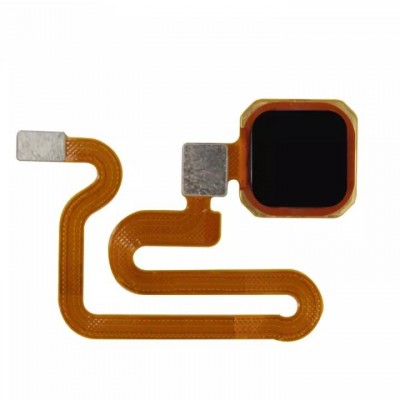 Fingerprint Sensor Flex Cable For Vivo Y79 Black By - Maxbhi Com