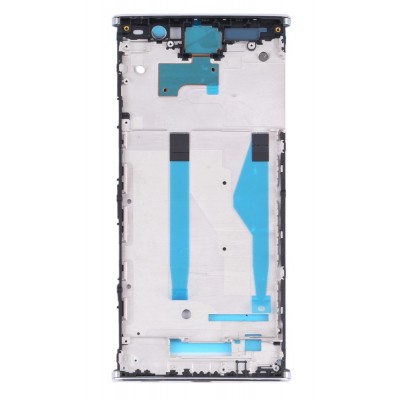 Lcd Frame Middle Chassis For Sony Xperia Xa2 Plus White By - Maxbhi Com