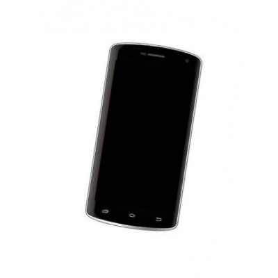 Lcd Frame Middle Chassis For Intex Cloud Glory 4g Black By - Maxbhi Com