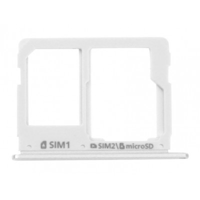 Sim Card Holder Tray For Samsung Galaxy A7 2016 White - Maxbhi Com