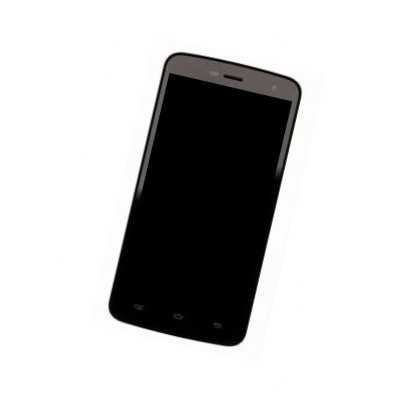 Lcd Frame Middle Chassis For Mtech Turbo L5 Black By - Maxbhi Com