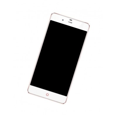 Lcd Frame Middle Chassis For Zte Nubia Prague S White By - Maxbhi Com