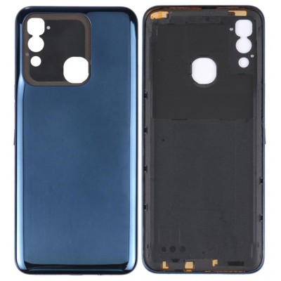 Back Panel Cover For Tecno Spark 8t Blue - Maxbhi Com