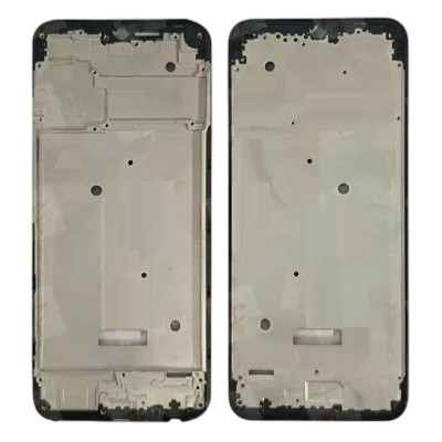Lcd Frame Middle Chassis For Tecno Spark 8t Black By - Maxbhi Com