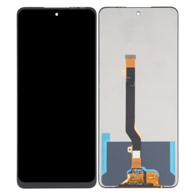 LCD with Touch Screen for Tecno Spark 8T White
