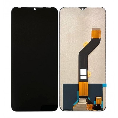 Lcd With Touch Screen For Tecno Spark Go 2022 Black By - Maxbhi Com