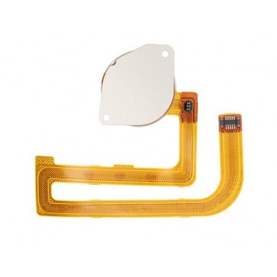 Fingerprint Sensor Flex Cable For Motorola Moto G Fast White By - Maxbhi Com