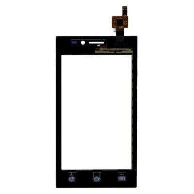 Touch Screen Digitizer For Intex Aqua Y2 Plus Black By - Maxbhi Com