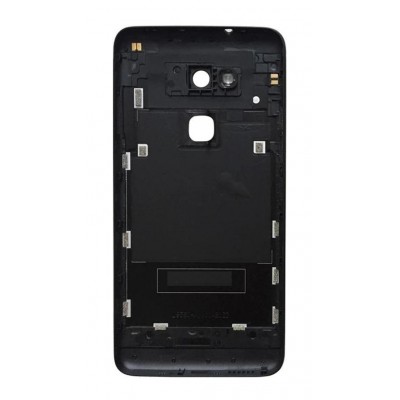Back Panel Cover For Bq Aquaris V Plus Black - Maxbhi Com