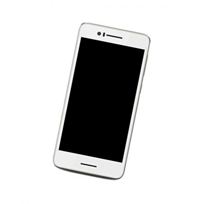 Lcd Frame Middle Chassis For Intex Cloud Z6 White By - Maxbhi Com