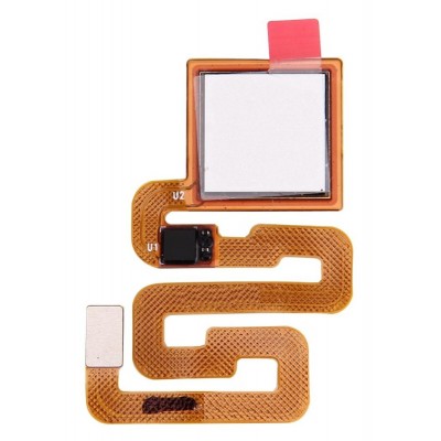 Fingerprint Sensor Flex Cable For Xiaomi Redmi 3x Silver By - Maxbhi Com