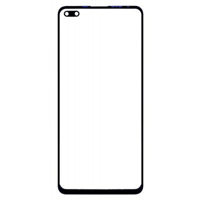 Replacement Front Glass For Tecno Camon 16 Premier Black By - Maxbhi Com