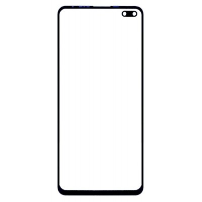 Replacement Front Glass For Tecno Camon 16 Premier Black By - Maxbhi Com