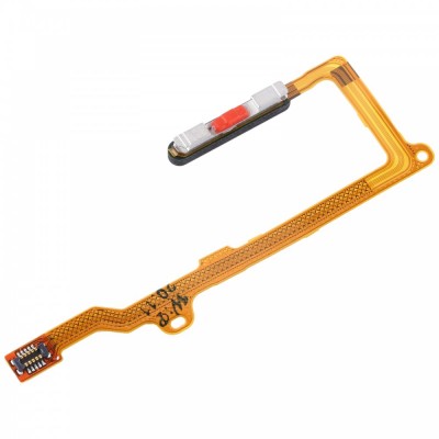 Fingerprint Sensor Flex Cable For Honor X10 Max 5g Black By - Maxbhi Com