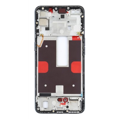 Lcd Frame Middle Chassis For Oppo Reno 4 5g Black By - Maxbhi Com