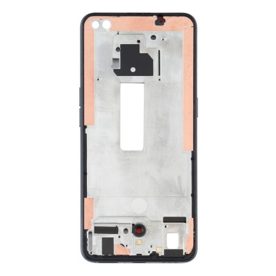 Lcd Frame Middle Chassis For Oppo Reno 4 5g Black By - Maxbhi Com