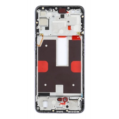 Lcd Frame Middle Chassis For Oppo Reno 4 5g White By - Maxbhi Com
