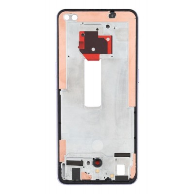 Lcd Frame Middle Chassis For Oppo Reno 4 5g White By - Maxbhi Com