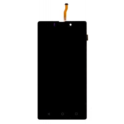 Lcd With Touch Screen For Lyf Wind 7i Black By - Maxbhi Com