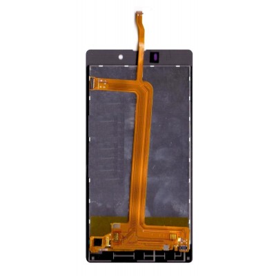 Lcd With Touch Screen For Lyf Wind 7i Black By - Maxbhi Com
