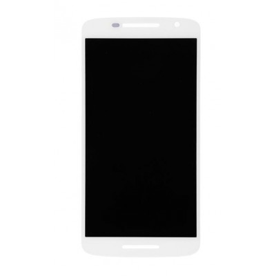 Lcd With Touch Screen For Motorola Moto X Play 32gb White By - Maxbhi Com